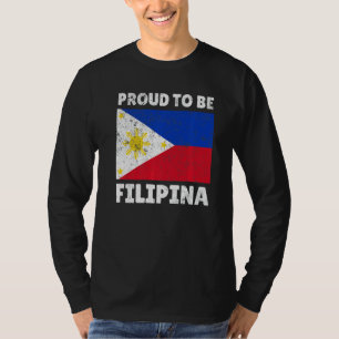 Philippinen stolz auf Filipino Filipina meine DNA  T-Shirt