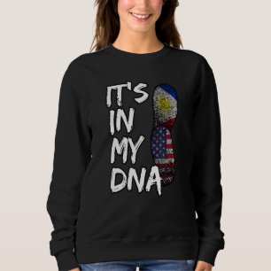 Philippinen Stolz Filipino Filipina Flagge Amerika Sweatshirt