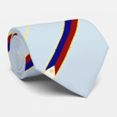 Philippinen-Streifenflagge Krawatte (Gerollt)