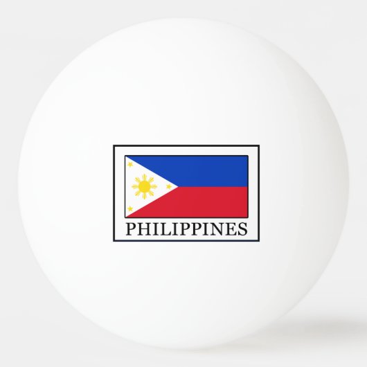 Philippinen Tischtennisball (Vorderseite)