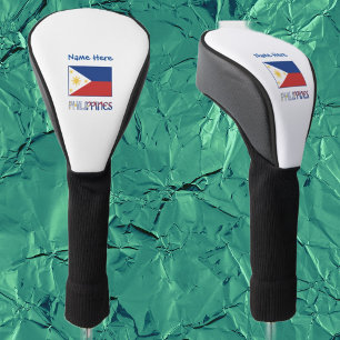 Philippinen und personalisierte philippinische Fla Golf Headcover