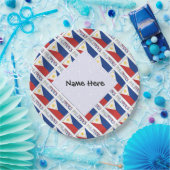 Philippinen und philippinische Flagge geteert Pers Pappteller (Party)