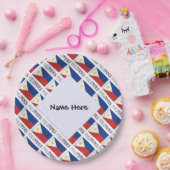 Philippinen und philippinische Flagge geteert Pers Pappteller (Party)