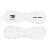 Philippinen und philippinische Flagge Personalisie Baseball (Paneele)