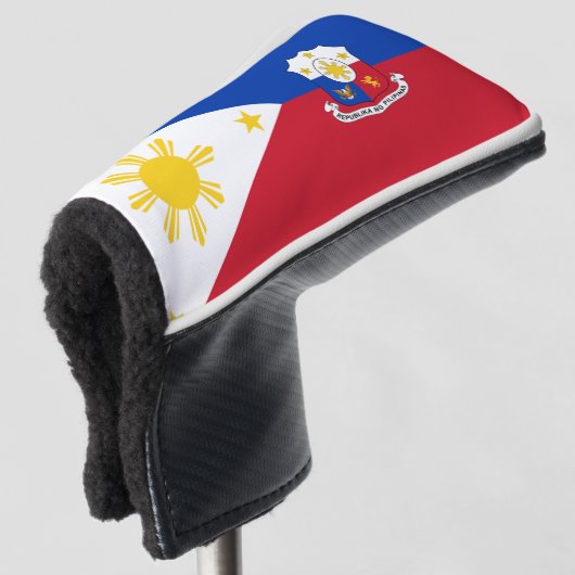 Philippinen-Wappen Golf Headcover (3/4 Vorderseite)