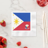 Philippinen-Wappen Serviette (Beispiel)