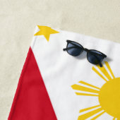 Philippinen-Wappen Strandtuch (Beispiel)