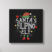 Philippinen - Weihnachten Leinwanddruck (Vorderseite)