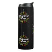 Philippinen Weihnachten Maligayang Pasko Snowflake Thermosbecher (Nach links gedreht)