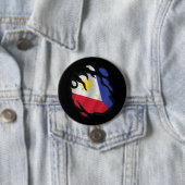 Philippinen zerrissene Flagge Button (Beispiel)
