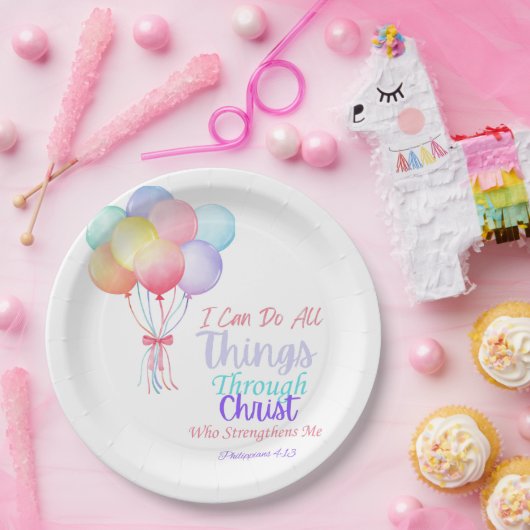 Philippiner 4:13 Teller des Bibelverses (Party)