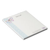 Philippiner 4:13 Wasserfarben-Schmetterling-Notepa Notizblock (angewinkelt)