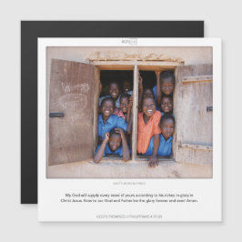 Philippiner 4:19-20 GOTTES VERSPRECHENDES SCRIPIX Magneteinladung