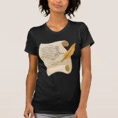 Philippiner 4:8 KJV Bibel Quote Scroll Women's T-Shirt (Vorderseite)