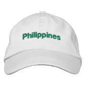 Philippines Baseball Hat Bestickte Baseballkappe (Vorderseite)