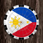 Philippines Dartboard & Philippines Flag-Spielbret Dartscheibe