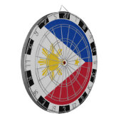 Philippines Dartboard & Philippines Flag-Spielbret Dartscheibe (Vorderseite Links)
