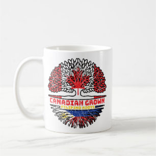 Philippines Filipino Kanada Tree Roots Fl Kaffeetasse