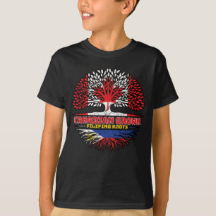 Philippines Filipino Kanada Tree Roots Fl T-Shirt