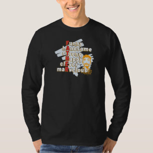 Philippines Filipino Pater Bester Vater Funny Hand T-Shirt