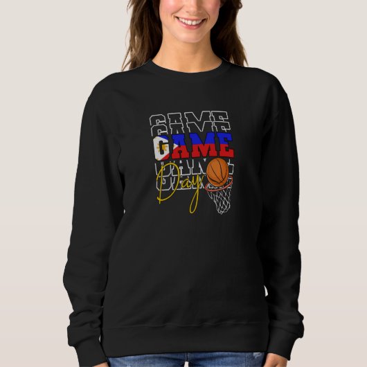Philippines Filipino Sport Basketball Basket Ball Sweatshirt (Vorderseite)