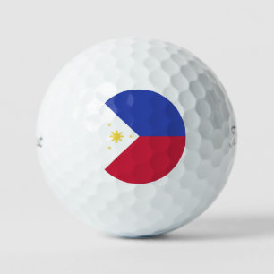 Philippines Flag Emblem Golfball