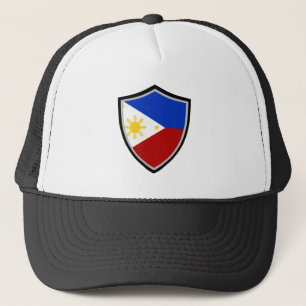 Philippines flag trucker hat truckerkappe