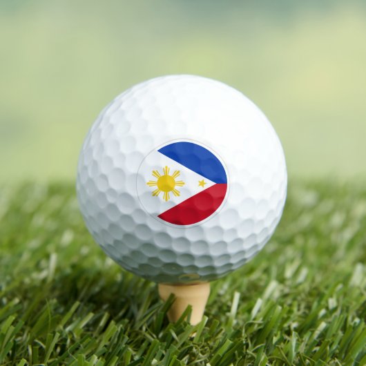 Philippines Golf Balls, Philippinische Flaggenpatr Golfball (Insitu T-Shirt)