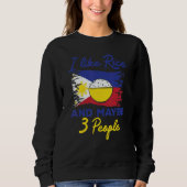 Philippines I Like Rice And Maybe 3 People Filipin Sweatshirt (Vorderseite)