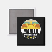Philippines Manila Proud Philippino Liebe Pinoy Magnet (Vorderseite/Rückseite)