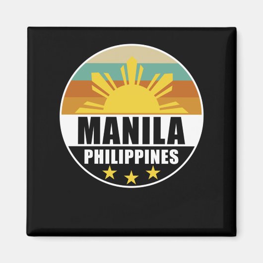 Philippines Manila Proud Philippino Liebe Pinoy Magnet (Vorne)