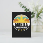 Philippines Manila Proud Philippino Liebe Pinoy Postkarte (Stehend Vorderseite)