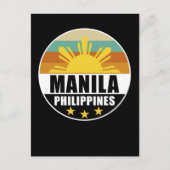 Philippines Manila Proud Philippino Liebe Pinoy Postkarte (Vorderseite)