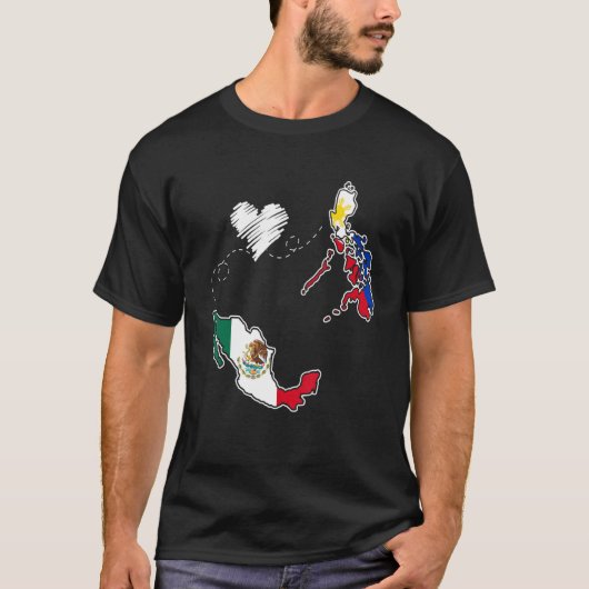 Philippines Mexico Filipino Proud Mexipino Mexican T-Shirt (Vorderseite)