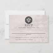 Philippines Passport Wedding RSVP Karte (Vorderseite)