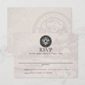 Philippines Passport Wedding RSVP Karte (Vorne/Hinten)