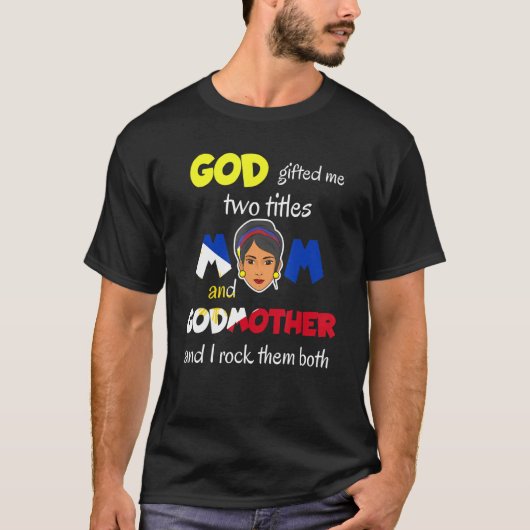 Philippines Pinay Filipina Mom Lola Ninang Godmoth T-Shirt (Vorderseite)