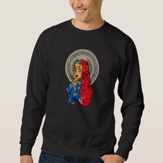Philippines Pinay Filipina Pride Strong Proud Woma Sweatshirt (Vorderseite)