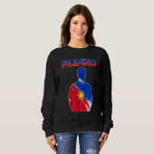 Philippines Pinoy Pinay Filipino Filipina Pride Pr Sweatshirt (Vorne ganz)