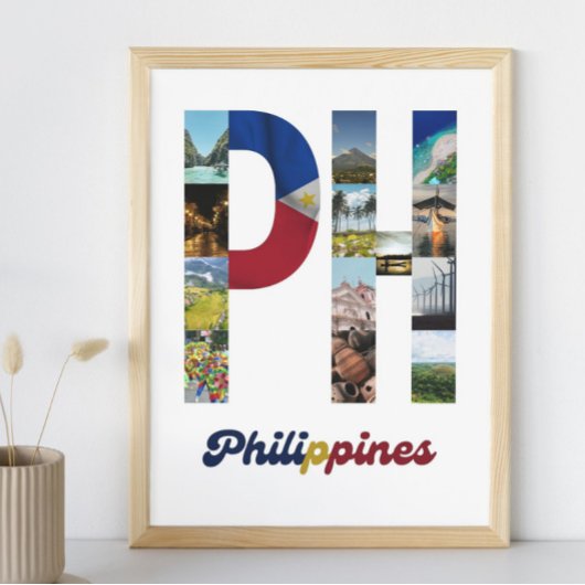 Philippines Poster Filipino Wall Art Deco PH