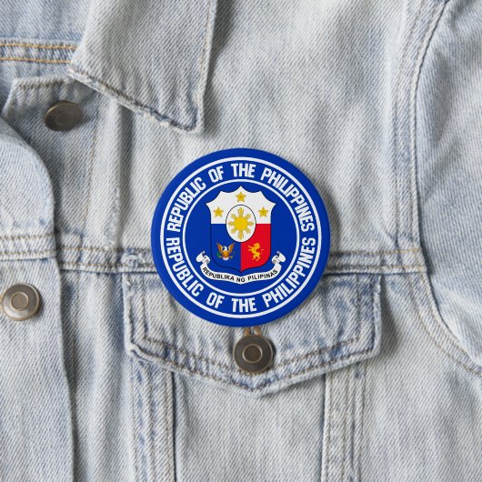 Philippines Round Emblem Button (Beispiel)