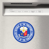 Philippines Round Emblem Magnet (In Situ (Geschirrspüler))