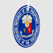 Philippines Round Emblem Ornament (Vorderseite)