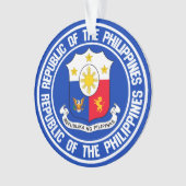 Philippines Round Emblem Ornament (Vorderseite)