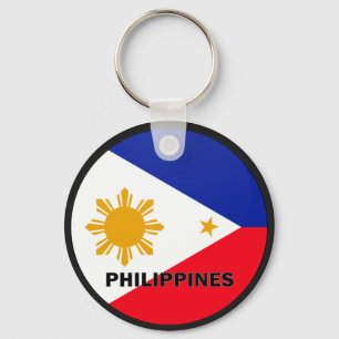 Philippines Roundel-Qualitätsflagge Schlüsselanhänger