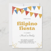 Philippines Sun Filipino Fiesta Einladung Boho (Vorderseite)