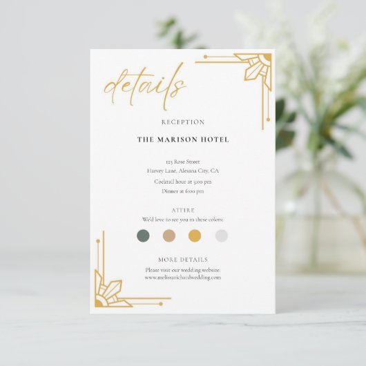 Philippines Sun Filipino Wedding Card - Begleitkarte (Stehend Vorderseite)