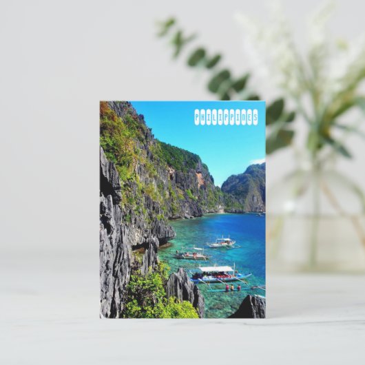Philippines Travel Postcard Postkarte (Stehend Vorderseite)