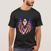 philippinisch-amerikanische Philippinen USA Flagge T-Shirt (Vorderseite)