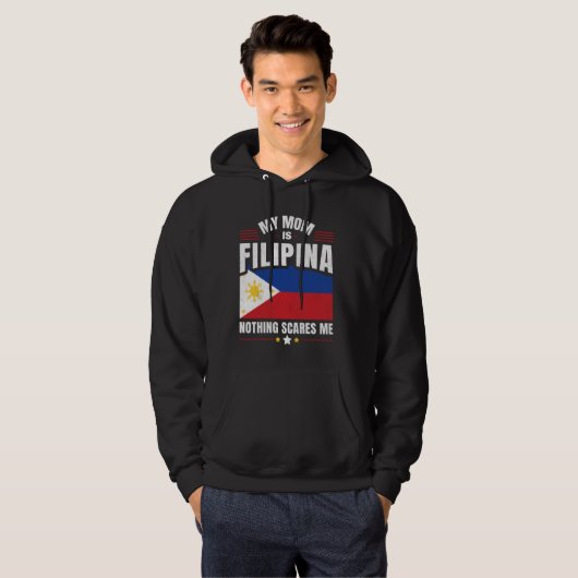 Philippinisch meine Mama ist FILIPINA Nothing Sc Hoodie (Vorne ganz)